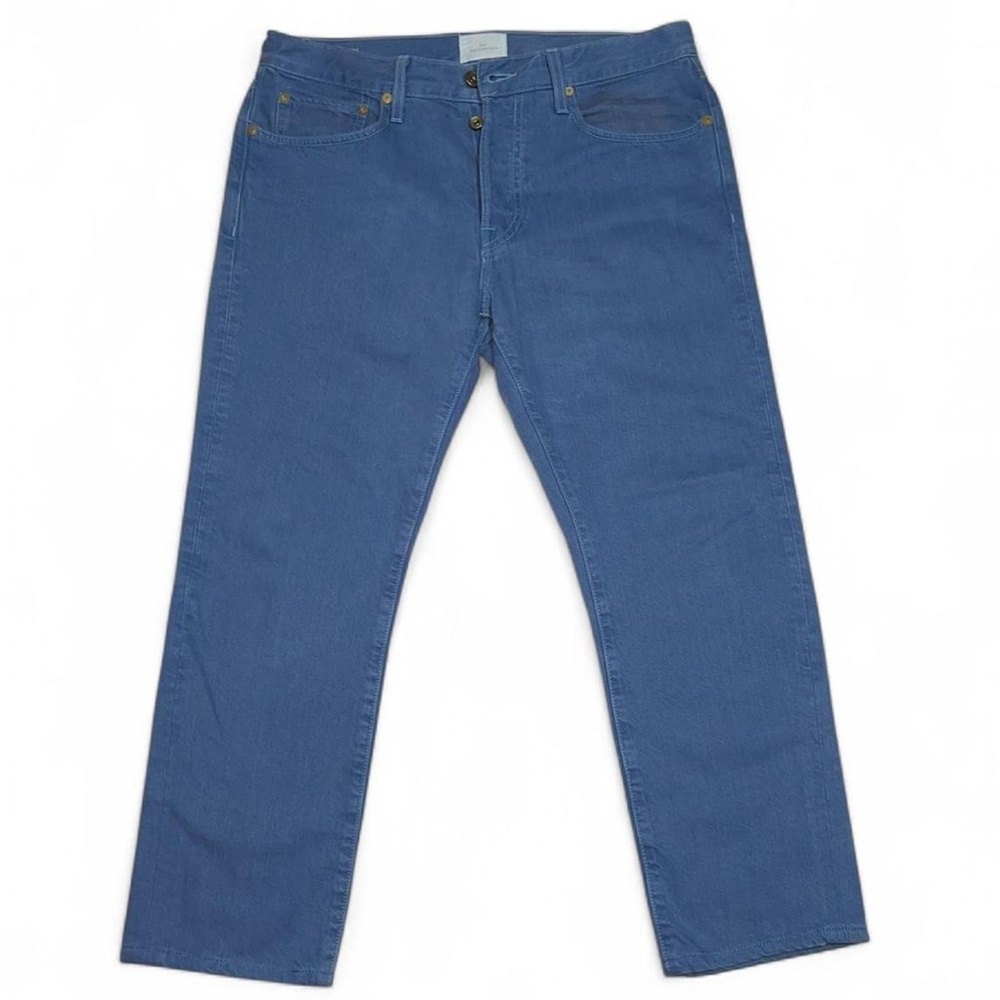 SID MASHBURN Blue 5 Pocket Jeans Men’s Size W32 L26 Button Fly Straight EUC